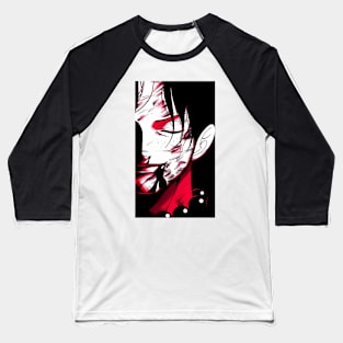 Anime face Baseball T-Shirt